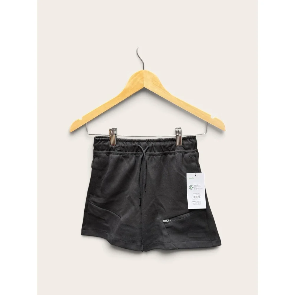Athletic Works Boys Double Knit Shorts Rich Black Size M 8 Activewear WM011741D